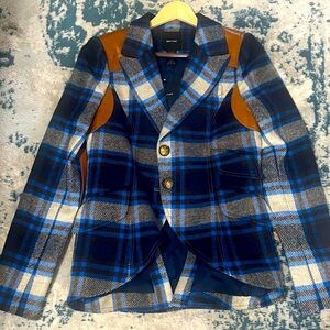 Smythe Rifle Patch Equestrian Blazer
Size 8